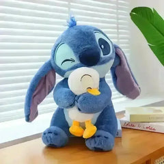 Stitch Hugging Duck