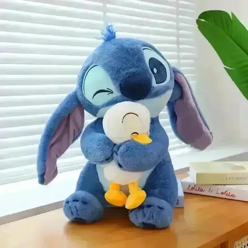 Stitch Hugging Duck
